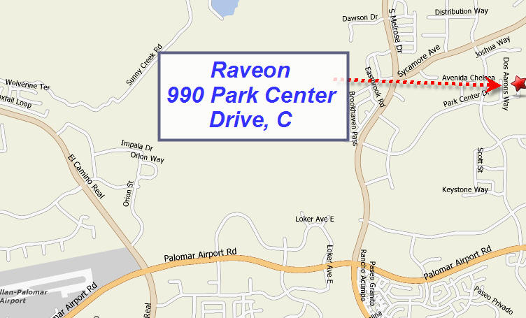 map to RaveonTech